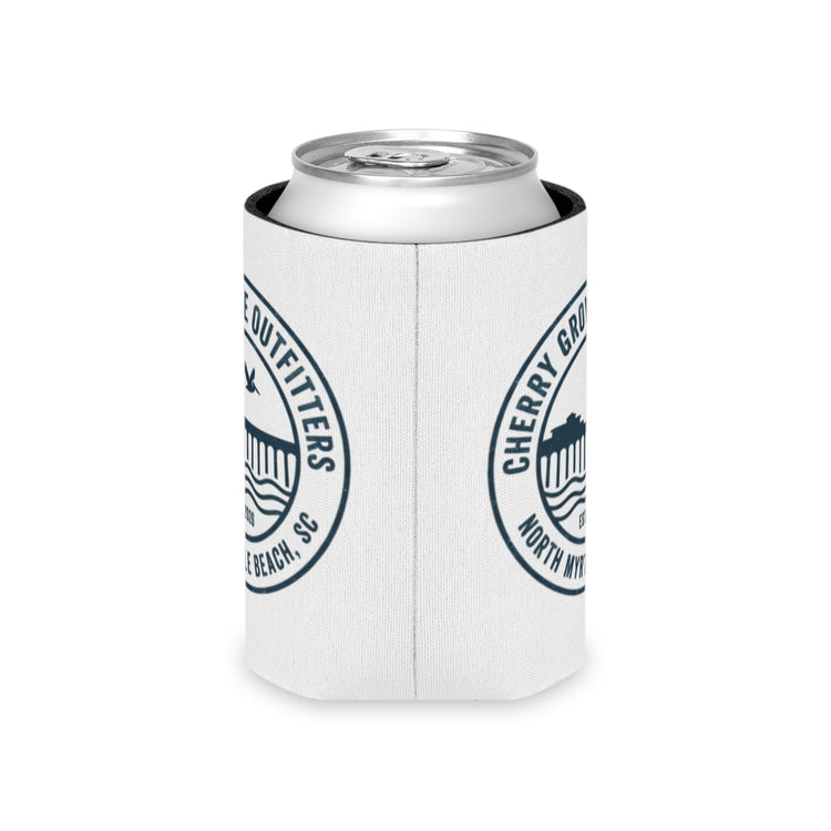 Cherry Grove Beach Insulated Neoprene Can Holder – Classic Blue Logo