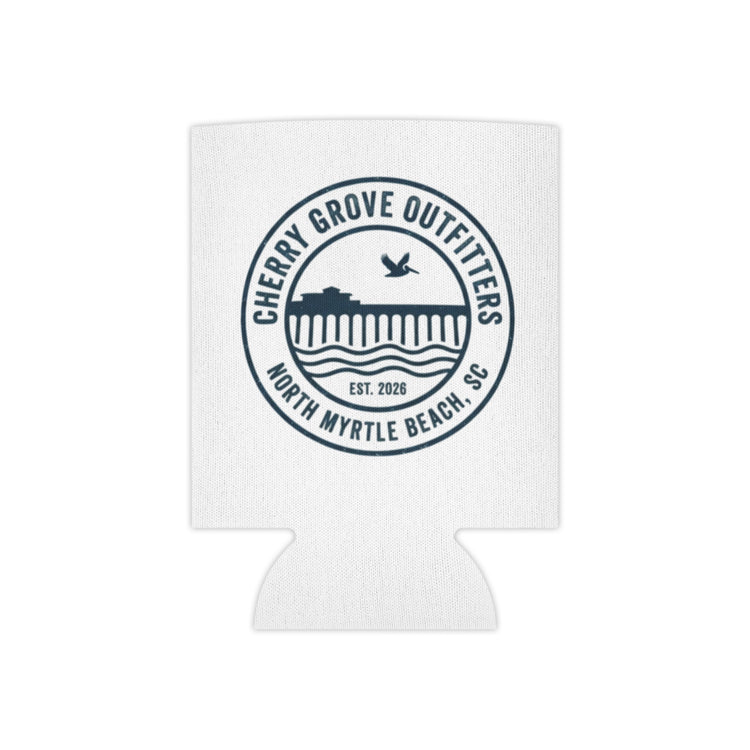 Cherry Grove Beach Insulated Neoprene Can Holder – Classic Blue Logo