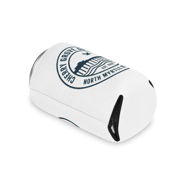 Cherry Grove Beach Insulated Neoprene Can Holder – Classic Blue Logo